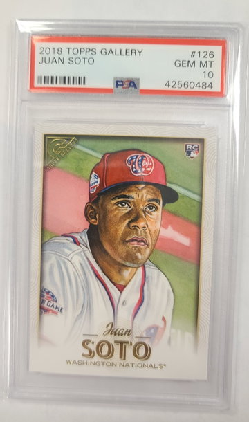 Juan Soto 2018 Gallery PSA 10