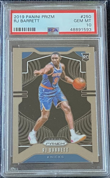 RJ Barrett 2019 Prizm #250 PSA 10