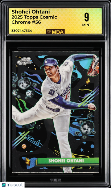 2025 Topps Cosmic Chrome Shohei Ohtani #56 MBA 9