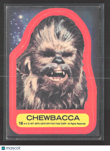 1977 Topps Star Wars Series 2 Stickers Sticker #16