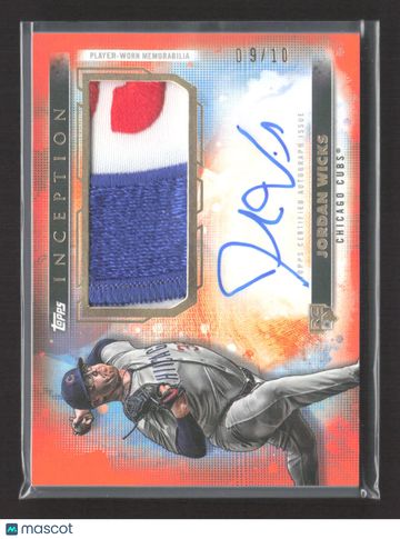 2024 Topps Inception Jordan Wicks #APC-JW Player-Worn Memorabilia 09/10 Patch RC Auto