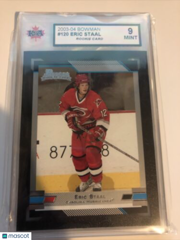 2003-04 Bowman Eric Staal Rookie KSA 9