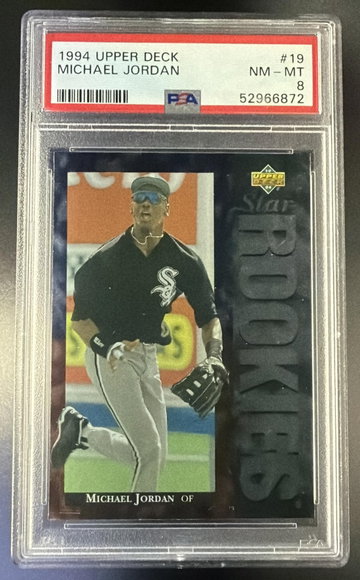 1994 Upper Deck Rookies Michael Jordan #19 PSA 8