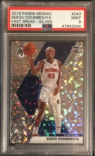 2019-20 Mosaic - SEKOU DOUMBOUYA - Fast Break PSA 9