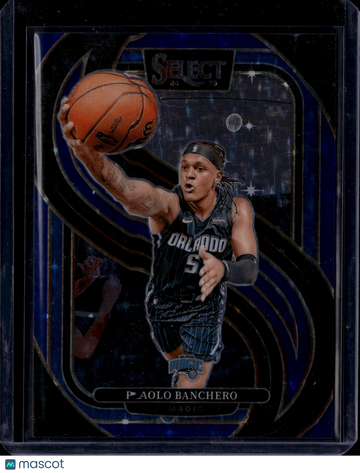 2025 Panini Select Basketball Paolo Banchero #158 Blue Prizm /20 Premier Level