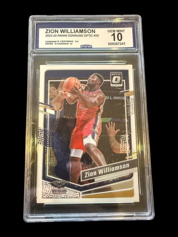 2023 Donruss Optic | Zion Williamson | #36 | CCG 10