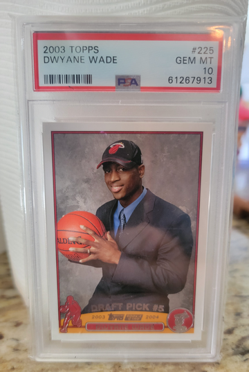 2003 Topps Dwyane Wade #225 PSA 10