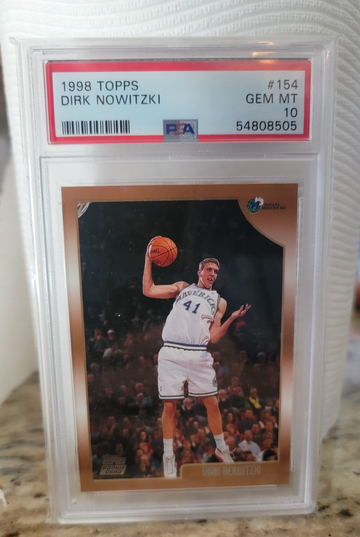 1998 Topps Dirk Nowitzki #154 PSA 10