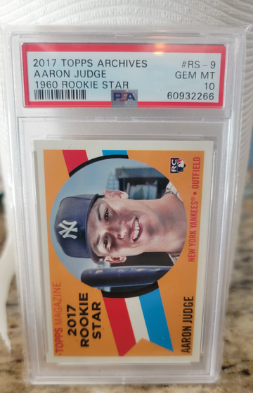 2017 Topps Archives Aaron Judge #RS-9 PSA 10