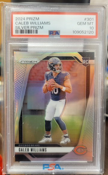 2024 Panini Prizm Silver Caleb Williams #301 PSA 10