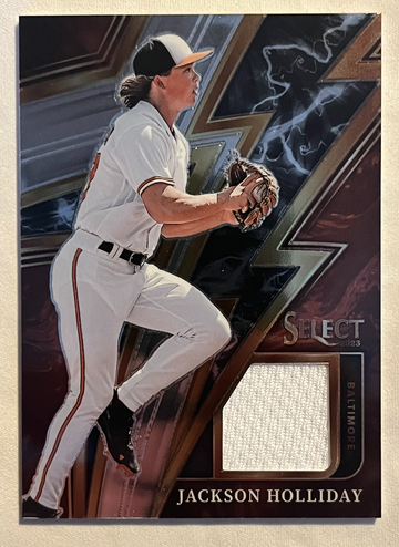 2023 Panini Select Jackson Holliday Sparks Jersey Relic #SM-JH