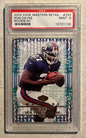 2000 Collectors Edge Masters Retail Ron Dayne RC PSA 9