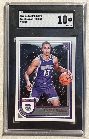 2022-23 Panini Hopps Keegan Murray RC "Winter" SGC 10 #234 Rookie