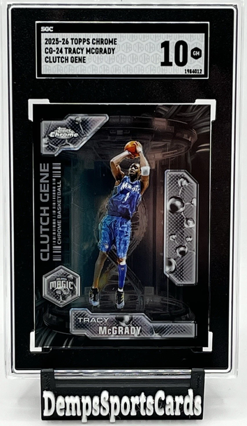 2025 Topps Chrome Tracy McGrady Clutch Gene #CG-24 SGC 10 Orlando Magic