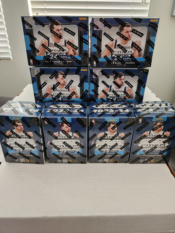 (8) 2023-24 PRIZM BASKETBALL BLASTER SEALED