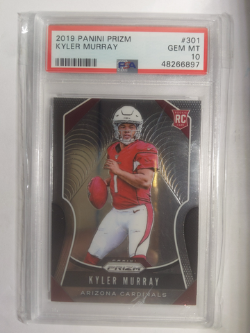 2019 panini prizm Kyler Murray RC PSA 10