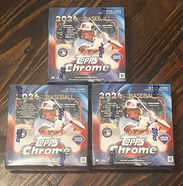 2024 Topps Chrome Update Baseball Megas (lot of 3)