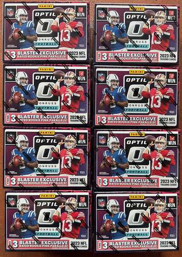 2023 NFL Football Optic Blaster Lot of 8