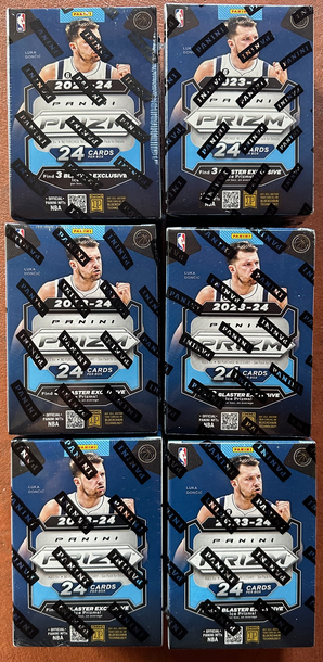 2023 Panini Prizm NBA Basketball Sealed Blaster Box NEW - Lot Of 6