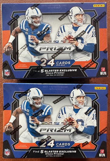 NEW 2023 Panini Prizm NFL Football Blaster Box - Lot of 2