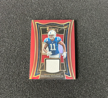 2020 Select Michael Pittman rookie red parallel patch