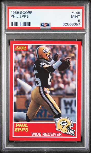  1989 Score Phil Epps #149 Green Bay Packers - PSA 9