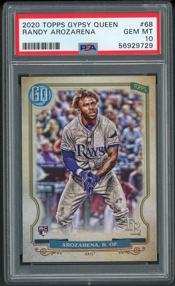 2020 Topps Gypsy Queen Randy Arozarena RC #68 PSA Gem Mint 10