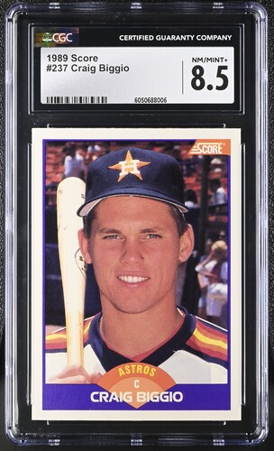1989 Score Craig Biggio #237 Houston Astros