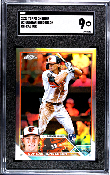 2023 Topps Chrome #2 Gunnar Henderson Refractor