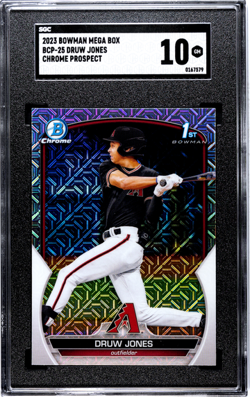 2023 Bowman Mega Box BCP-25 Druw Jones Chrome Prospect