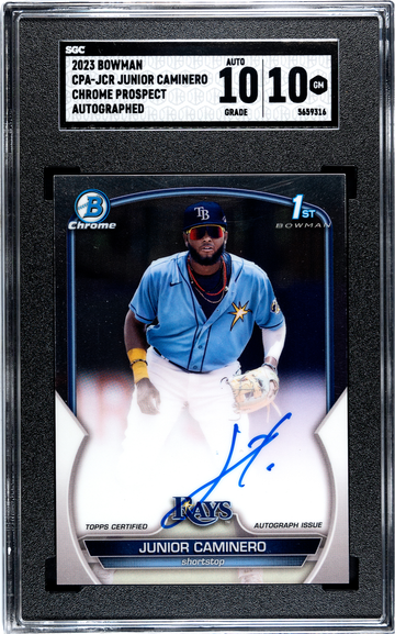 2023 Bowman CPA-JCR Junior Caminero Chrome Prospect Auto