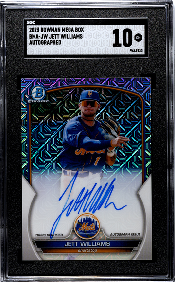 2023 Bowman Mega Box BMA-JW Jett Williams Autographed