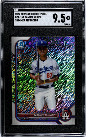 2022 Bowman Chrome BCP-161 Samuel Munoz Shimmer Refractor