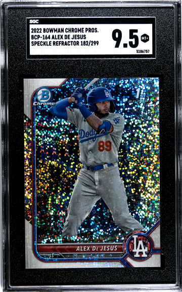 2022 Bowman Chrome BCP-164 Alex De Jesus Speckle Refractor 182/299