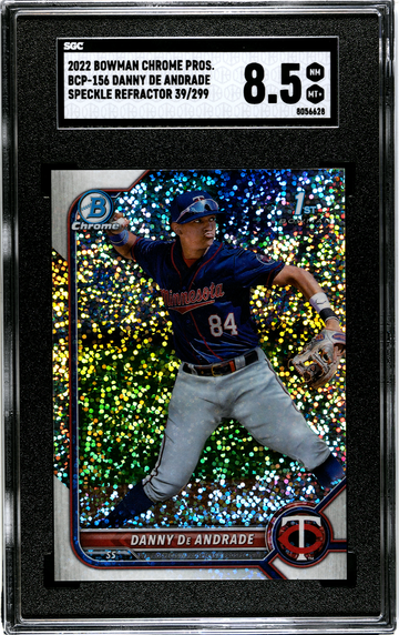 2022 Bowman Chrome BCP-156 Danny De Andrade Speckle Refractor 39/299