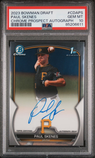 2023 Bowman Draft Paul Skenes Auto PSA 10