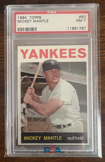1964 Topps Mickey Mantle #50 PSA 7