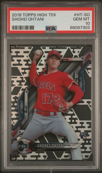 2018 Topps High Tek Shohei Ohtani PSA 10