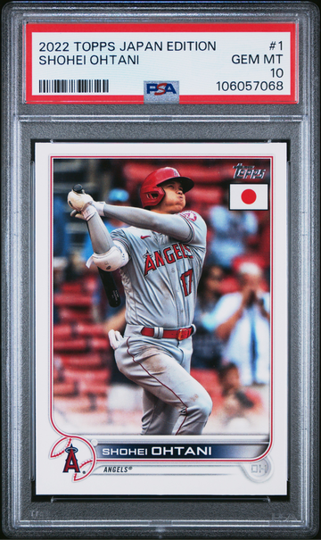 2022 Topps Japan Edition #1 Shohei Ohtani PSA 10
