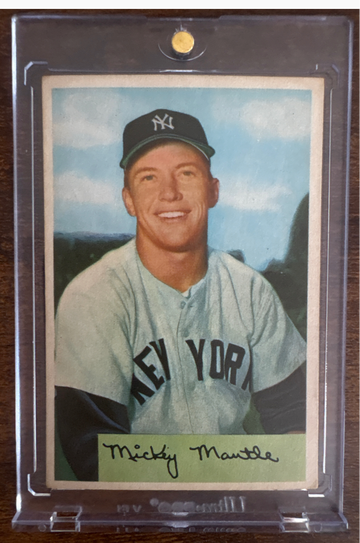 1954 Bowman Mickey Mantle #65