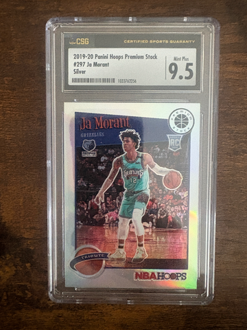 2019-20 Panini Hoops Premium Stock Silver Ja Morant RC 