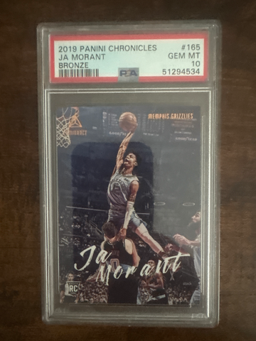 2019 Panini Chronicles #165 Ja Morant RC Bronze
