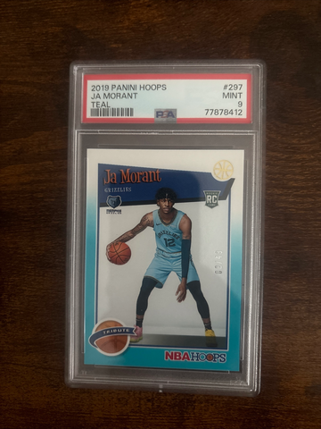 2019 Panini Hoops Ja Morant RC Teal /49