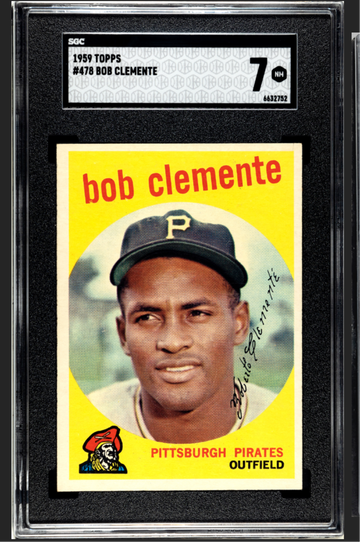 1959 Topps #478 Roberto Clemente SGC 7