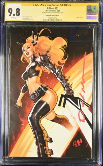 X-Men #31F CGC 9.8 Signed by David Nakayama, David Nakayama Exclusive Virgin Variant