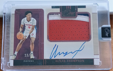 2023 Panini One And One Ausar Thompson RPA /25 Rookie Patch Auto