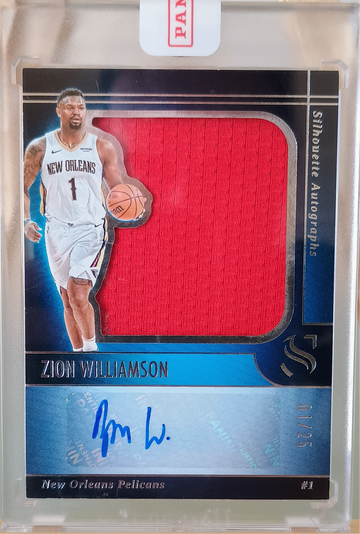 2024 Panini Silhouette Zion Williamson /25 Patch Auto