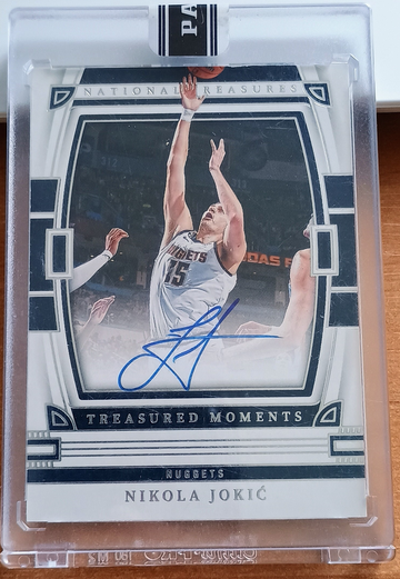 2022 National Treasures Nikola Jokic Auto Black Box 1/1