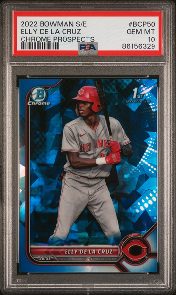 2022 Bowman Chrome Sapphire Edition Elly De La Cruz 1st - PSA 10