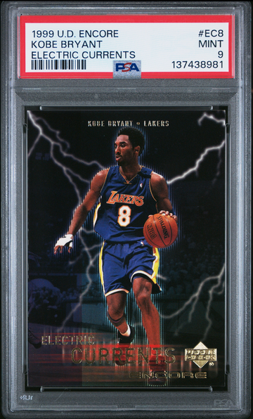 1999 Upper Deck U.D. Encore EC8 Kobe Bryant Electric Currents PSA 9 MINT